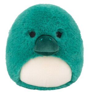Squishmallows FuzzAMallow Official - Selassi the Green Platypus - 12 Inch Plush